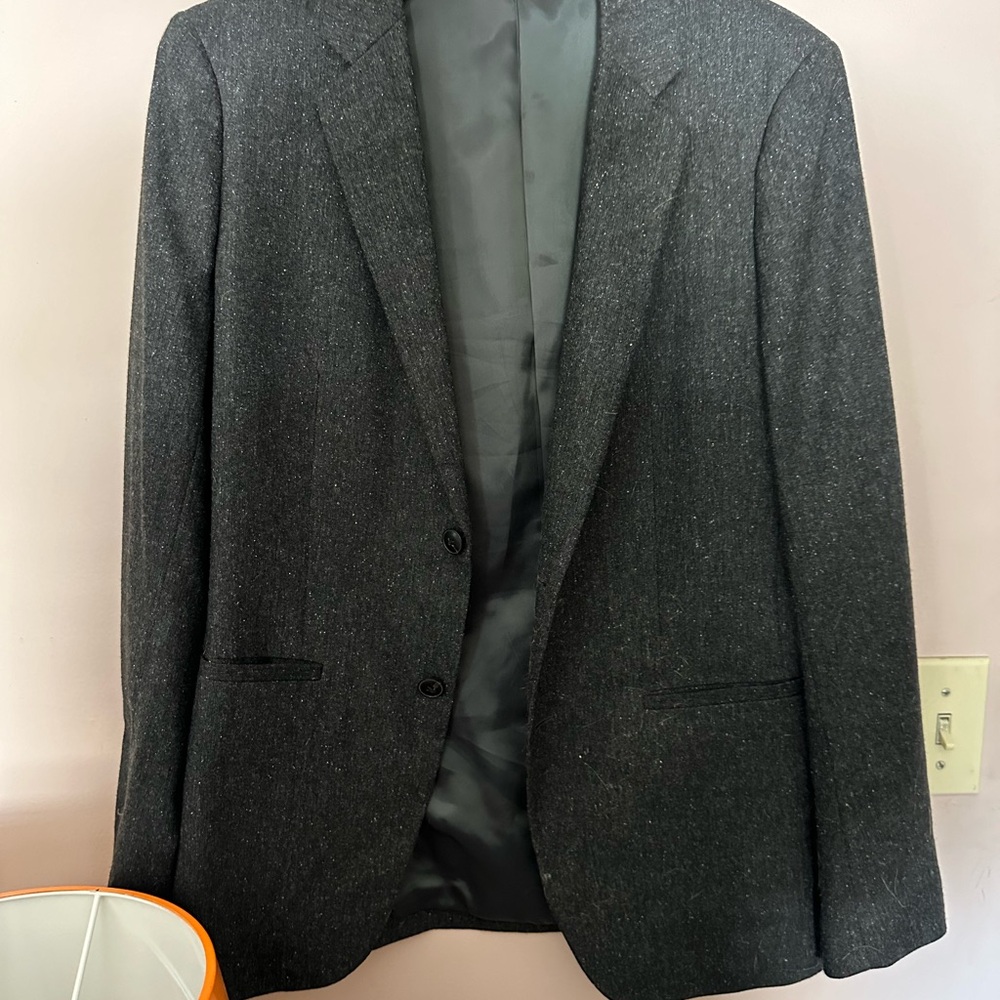 Men's Charcoal Gray Blazer